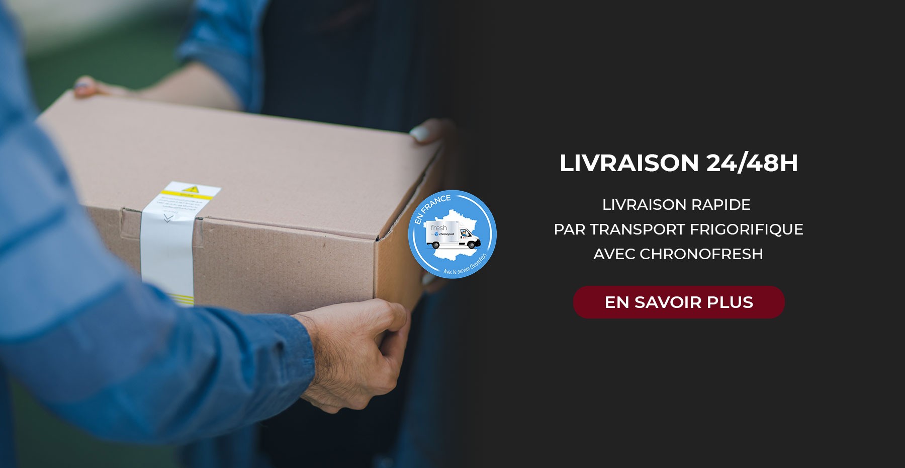 livreur chronofresh livraison produits frais par chronopost